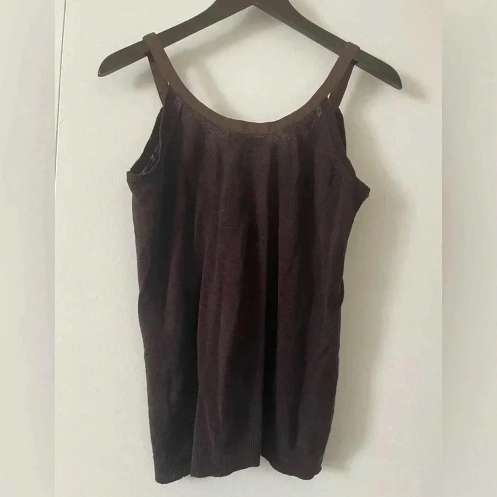 Faconnable 100% linen brown tank size M in excellent worn condition 🤎 - Picture 4 of 4